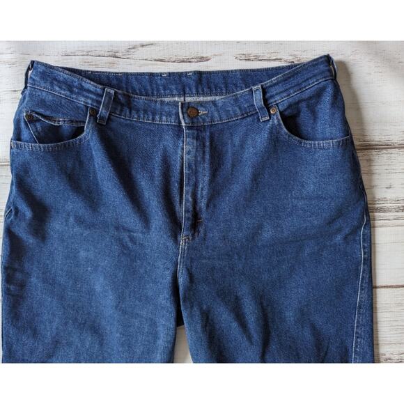 Lee Original Relaxed Fit Straight Leg Jeans sz 18S - Picture 4 of 4